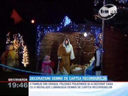 Decoratiuni de Craciun demne de Cartea Recordurilor