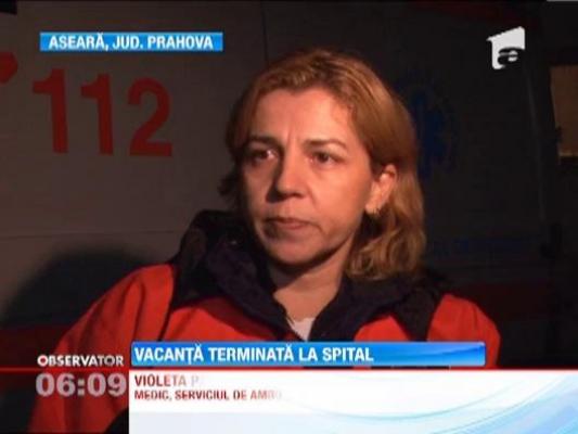 Vacanta terminata la spital