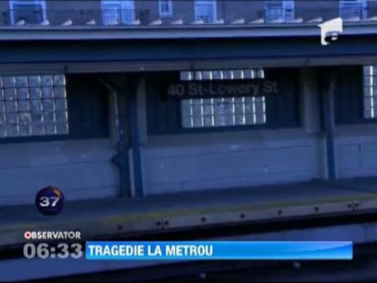 Crima la New York! Un barbat a fost impins in fata unui metrou de catre o femeie