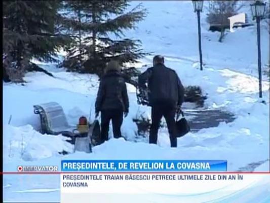 Presedintele Traian Basescu se pregateste de Revelion