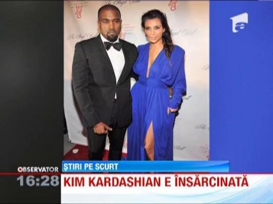 Kim Kardashian e insarcinata in trei luni!