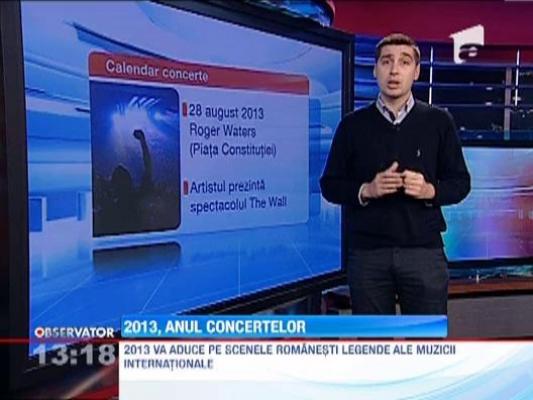 Anul 2013 vine cu concerte de poveste!