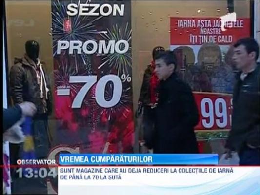 Se apropie perioada reducerilor la colectiile de iarna