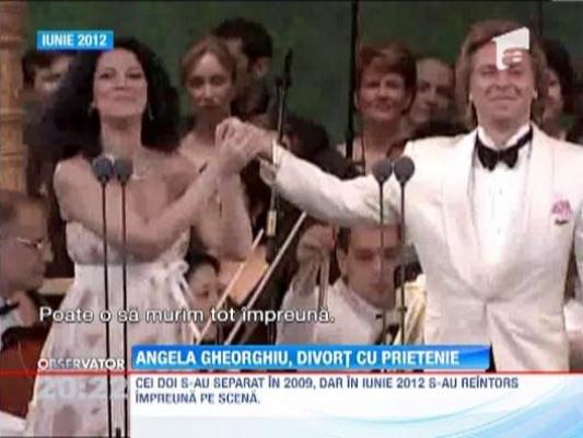 Soprana Angela Gheorghiu si tenorul Roberto Alagn, divort cu prietenie