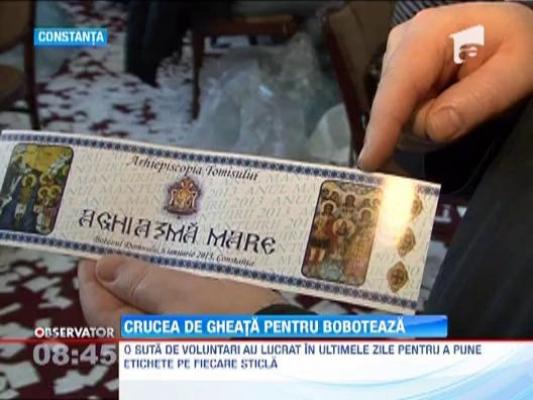 Crucea de gheata pentru Boboteaza