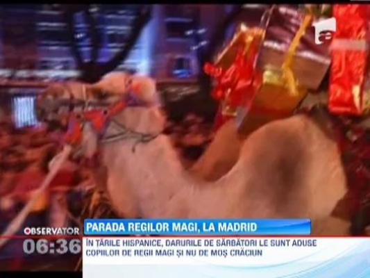 Parada spectaculoasa pe strazile din Madrid