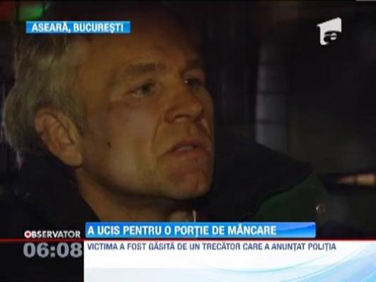 UPDATE / Bucuresti: Un barbat a fost ucis pentru o portie de mancare