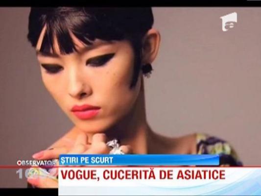 Pentru prima data pe coperta celebrei reviste Vogue apare un fotomodel asiatic