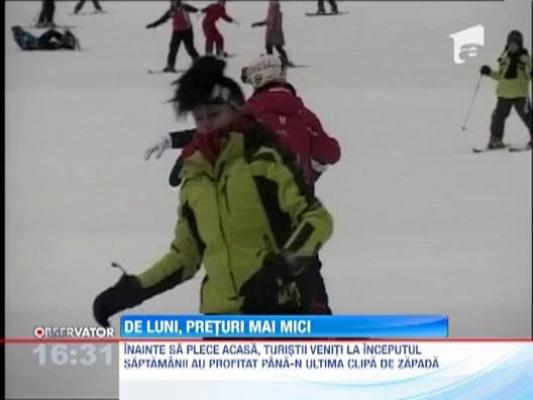 Hotelieri au taiat din preturi la munte