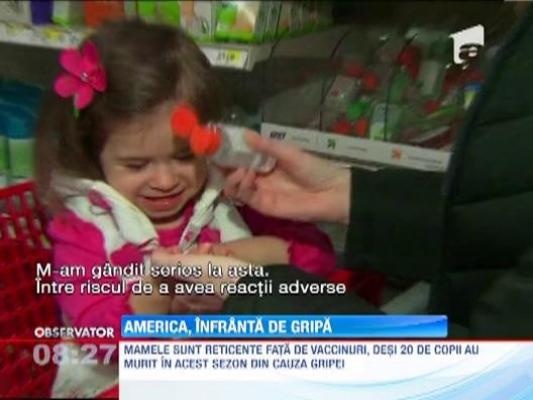 Gripa face ravagii in SUA. Virusul a ucis deja 20 de copii