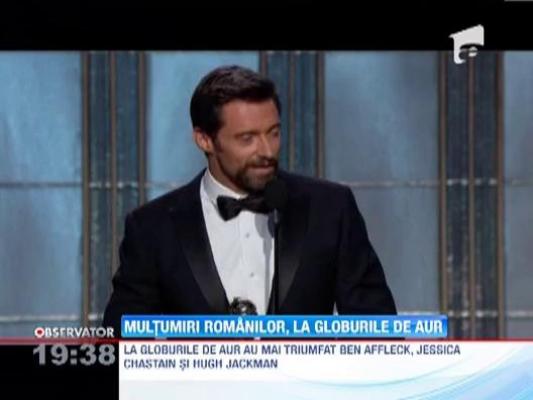 Actorul Kevin Costner le-a multumit romanilor la gala de decernare a "Globurilor de Aur"
