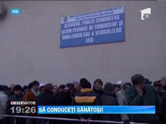 Coada la permisele auto