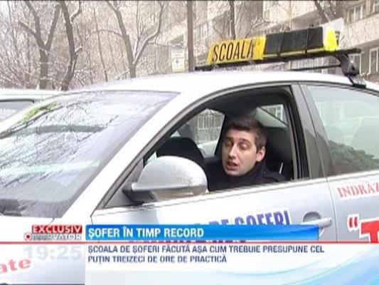Permis de conducere fara cursuri de soferie, oferta instructorilor auto pirat