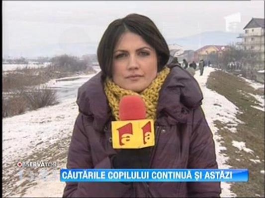 A treia zi de cautari a copilului disparut in apele Somesului Mic