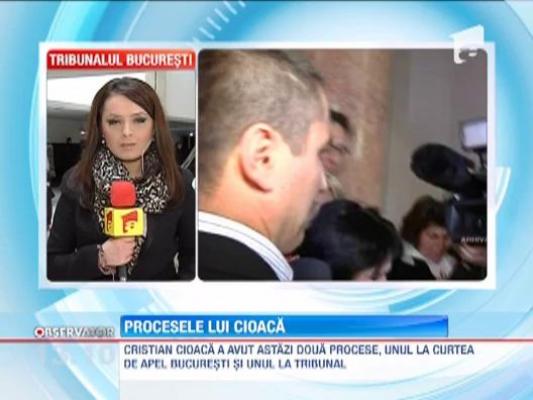 Fostul politist Cristian Cioaca a avut astazi doua procese