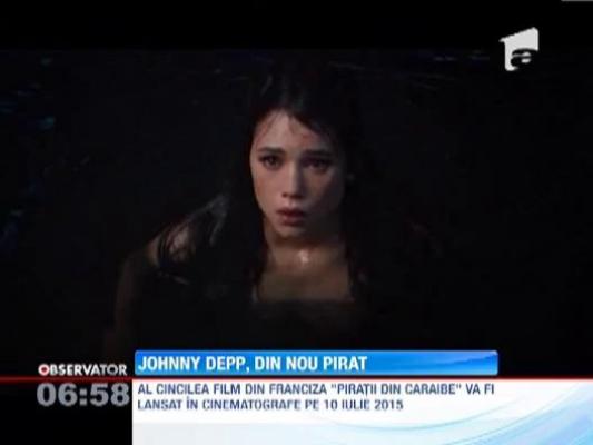 Johnny Depp, din nou pirat
