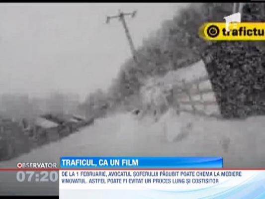 Camera de filmat montata in bordul masinii devine tot mai populara in Romania