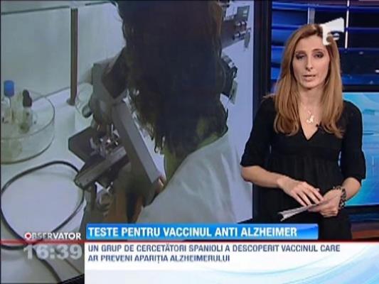 Un grup de cercetatori spanioli fac teste pentru vaccinul anti-Alzheimer