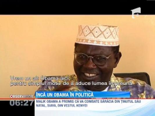 Malik Obama, fratele presedintelui american, lupta pentru un post de guvernator in Kenya