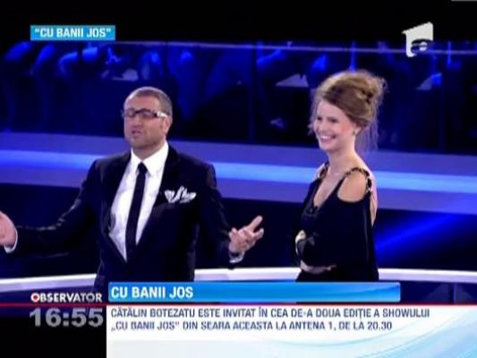 Catalin Botezatu si Emma Dumitrescu, la emisiunea "Cu banii jos"