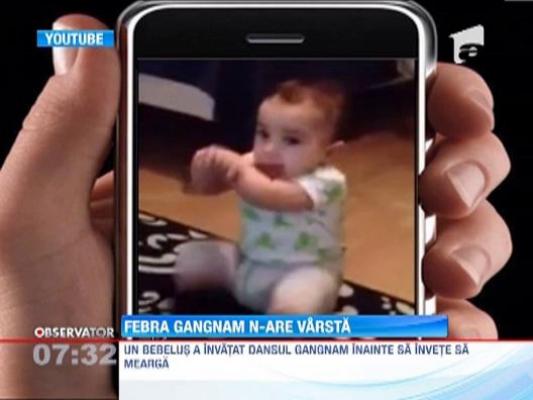 Un baietel de doar sapte luni si-a dovedit talentul in stil Gangnam