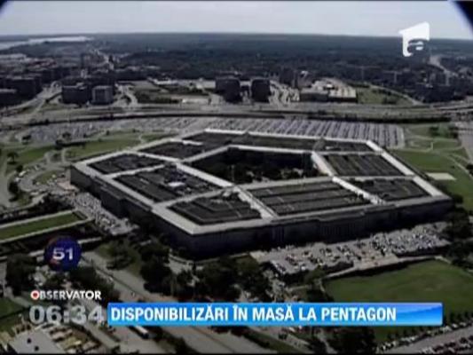 46 de mii de angajati ai Pentagonului vor fi disponbilizati