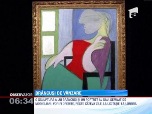 O creatie a lui Brancusi, scoasa la licitatie la Londra