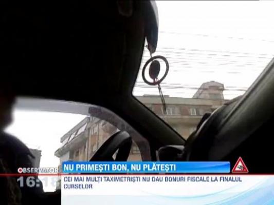 Primaria din Botosani vrea sa oblige taximetristii sa scrie pe masini: cursa fara bon fiscal este o cursa gratuita