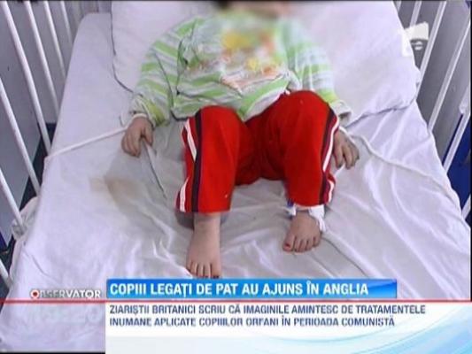 Copiii legati de pat la spitalul din Buzau au ajuns in presa din Anglia