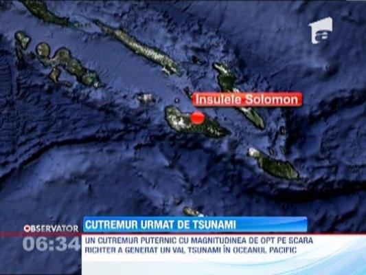 Insula Santa Cruz din Pacific a fost maturata de un Tsunami!