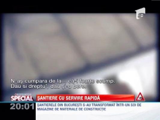Magazinul cu materiale de constructie s-a mutat pe santier!