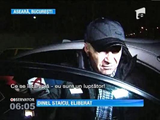 Dinel Staicu a fost eliberat