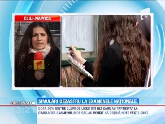 Rezultate dezastroase la simularile de la examenele nationale