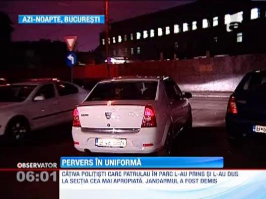 Jandarmul surprins dezbracat in fata unei fetite, retinut pentru 24 de ore