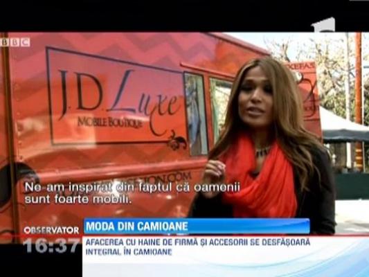 Haine de lux vandute din camioane