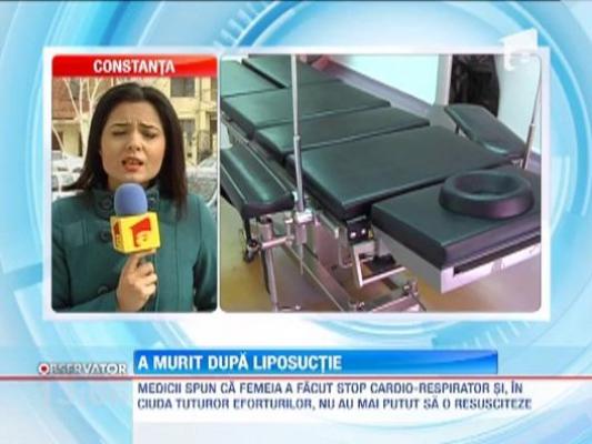 Femeia care a intrat in coma dupa o operatie de liposuctie a murit