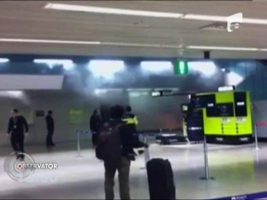 Si-a dat foc in aeroport