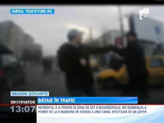 IMAGINI SOCANTE! / Bataie in trafic