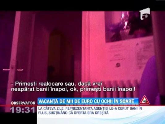 Au platit un concediu de vis si s-au ales cu o teapa de cinci mii de euro