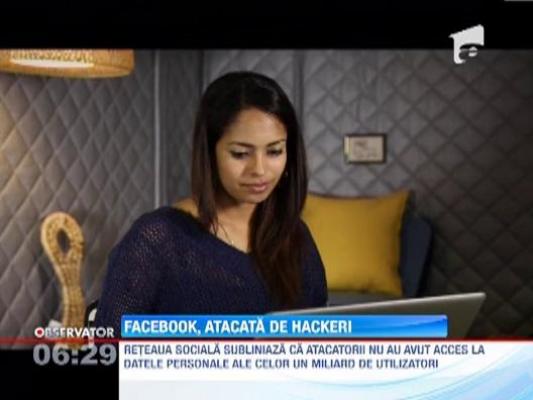 Facebook, atacat de hackeri