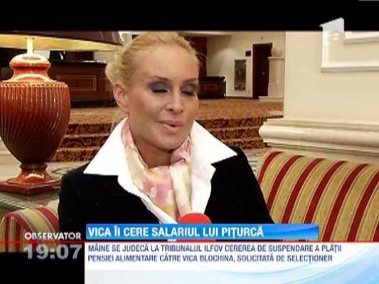 Vica Blochina il executa pe Victor Piturca! Vrea sa-i ia jumatate din salariu, pentru ca refuza sa-i dea pensia alimentara