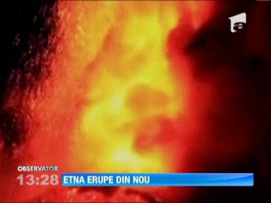 Cel mai activ vulcan din Europa a inceput din nou sa erupa