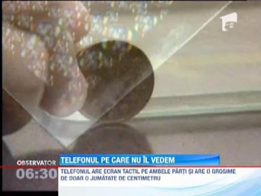 Telefonul transparent, in magazine, la sfarsitul lui 2013