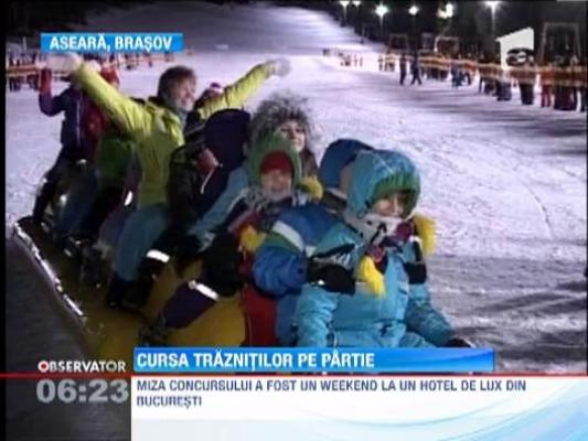 Cursa saniilor trasnite a avut loc pe partia Bradu