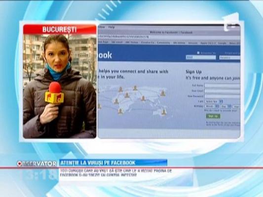 Virus pe Facebook: 'Vezi cine ti-a urmarit profilul'