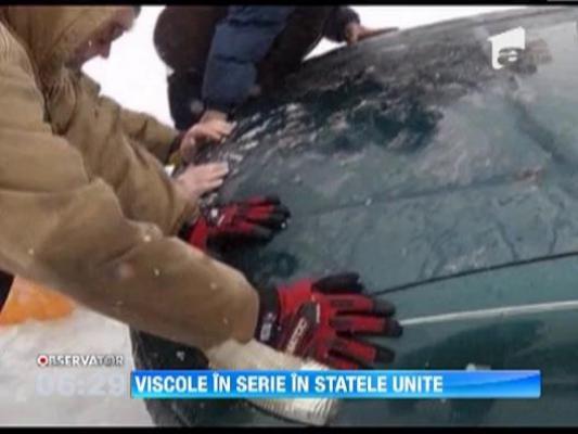 Ninsoarea si viscolul a facut ravagii in SUA