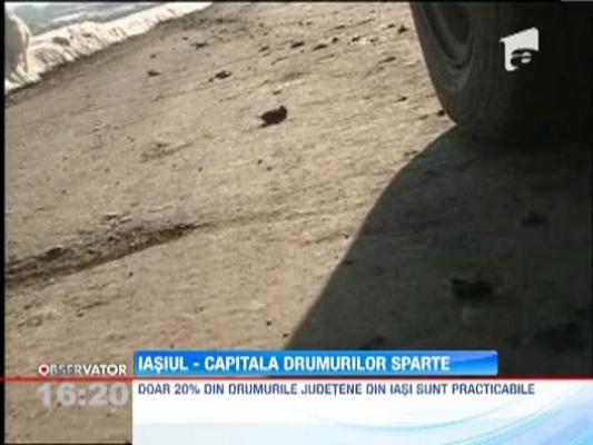 Iasi, capitala soselelor sparte! Doar 20% din drumurile judetene sunt practicabile