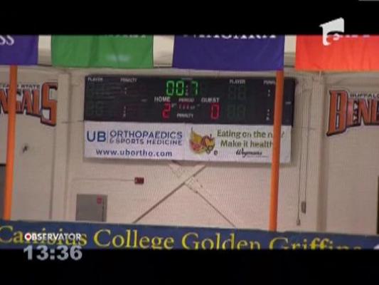 Un sportiv american a revenit in arena hocheiului, dupa ce a invins cancerul