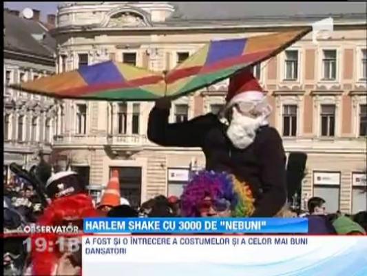 Cluj, capitala mondiala Harlem Shake. Peste 3000 de tineri au dansat pe celebra melodie