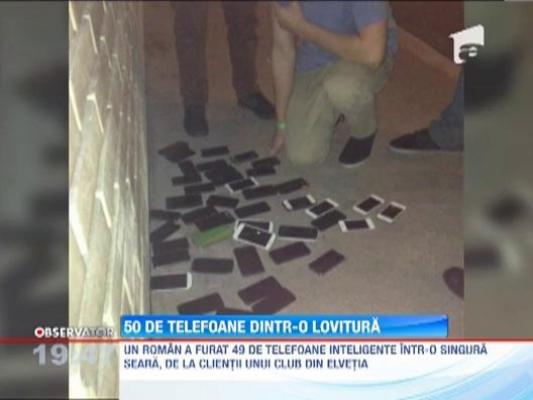 Un roman a reusit o performanta greu de egalat in Elvetia! A furat 49 de telefoane inteligente intr-o singura noapte